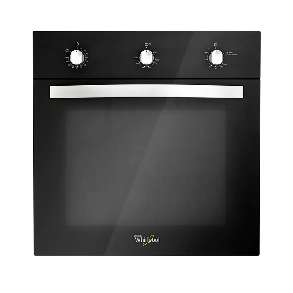 Horno 24" a Gas Negro Espejo Whirlpool