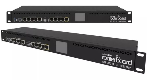 [NET-MTK-RB3011-RM-BLK] RB3011UiAS-RM Router Mikrotik