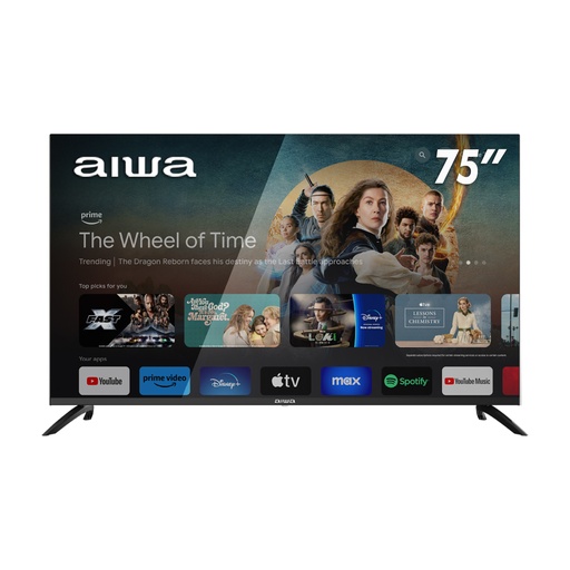 [TV016-00020] Aiwa 75", QLED Smart, Google TV