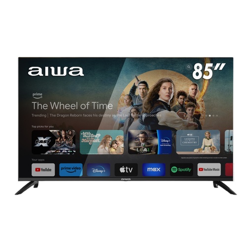 [TV016-00023] Aiwa 85", QLED Smart, Google TV.