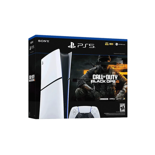 [CON000-00083] Playstation 5 Slim Digital Edition Call of Duty Black OPS 6 – 1TB / CFI-2015 (USA)